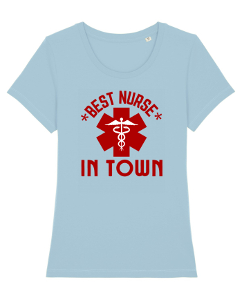 Best Nurse In Town Sky Blue