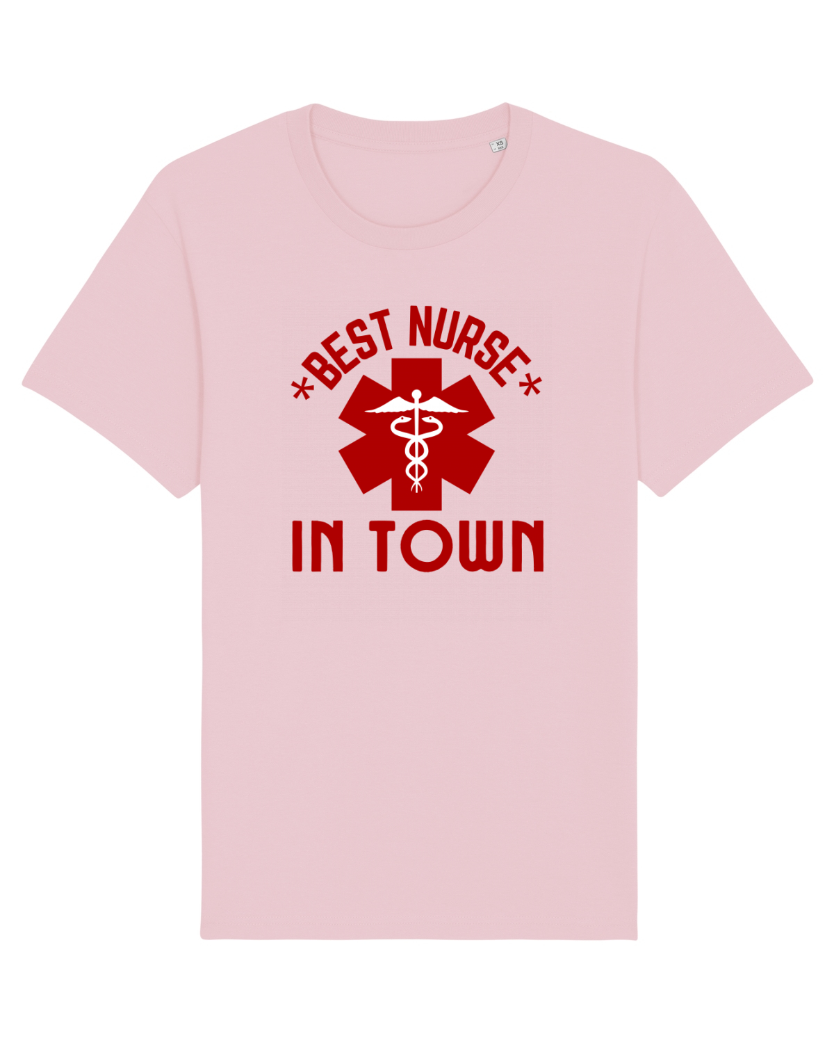 Tricou mânecă scurtă Unisex Rocker Cotton Pink