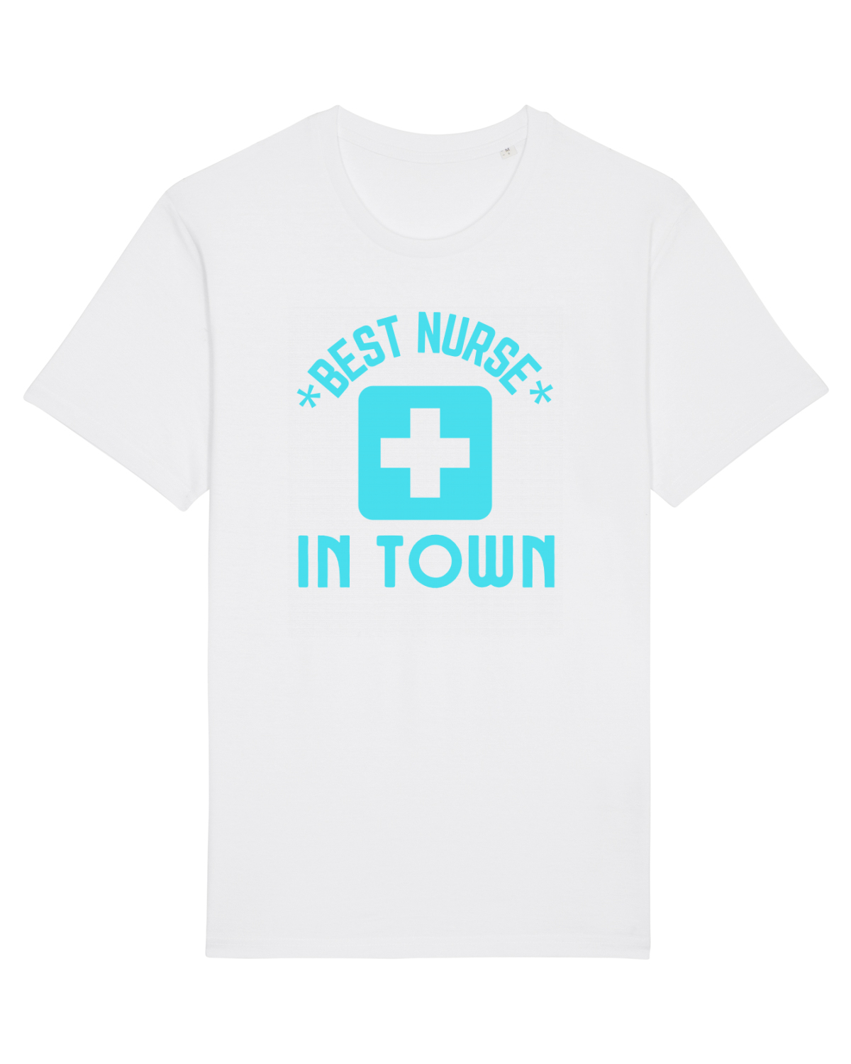Tricou mânecă scurtă Unisex Rocker White