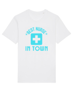 Best Nurse In Town Tricou mânecă scurtă Unisex Rocker