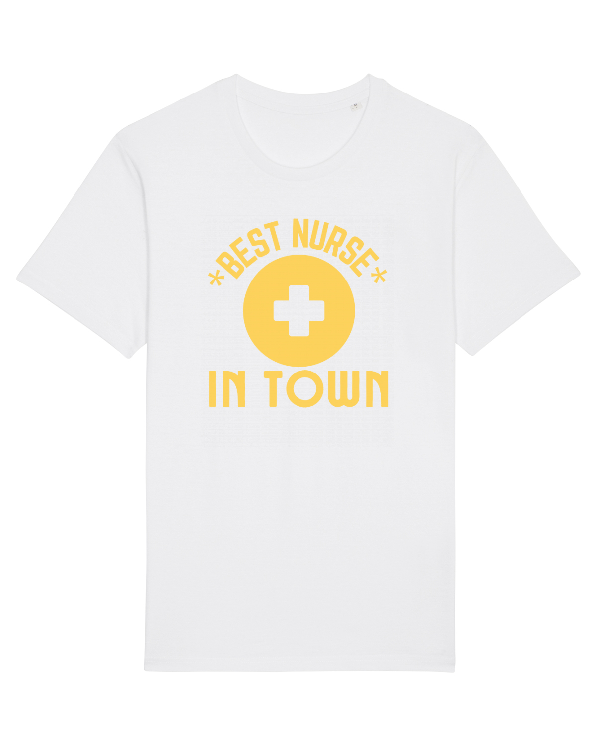 Tricou mânecă scurtă Unisex Rocker White