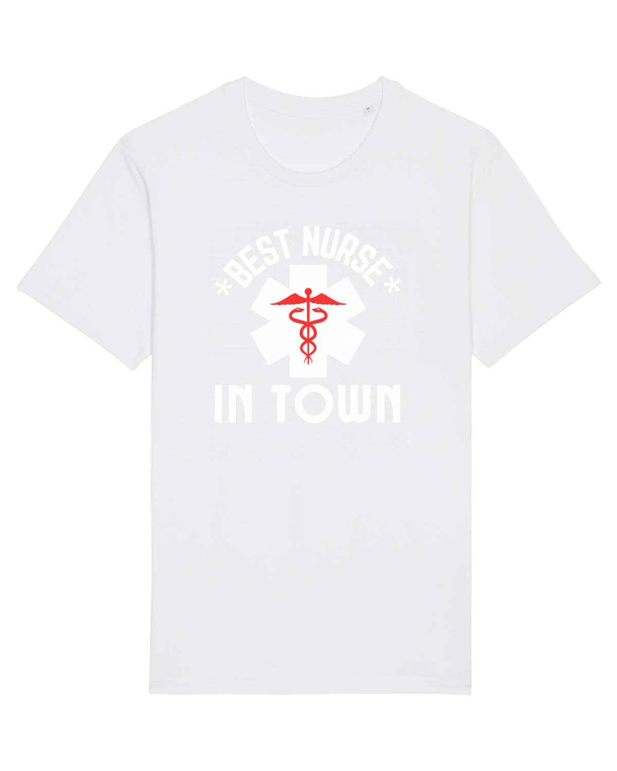 Tricou mânecă scurtă Unisex Rocker White