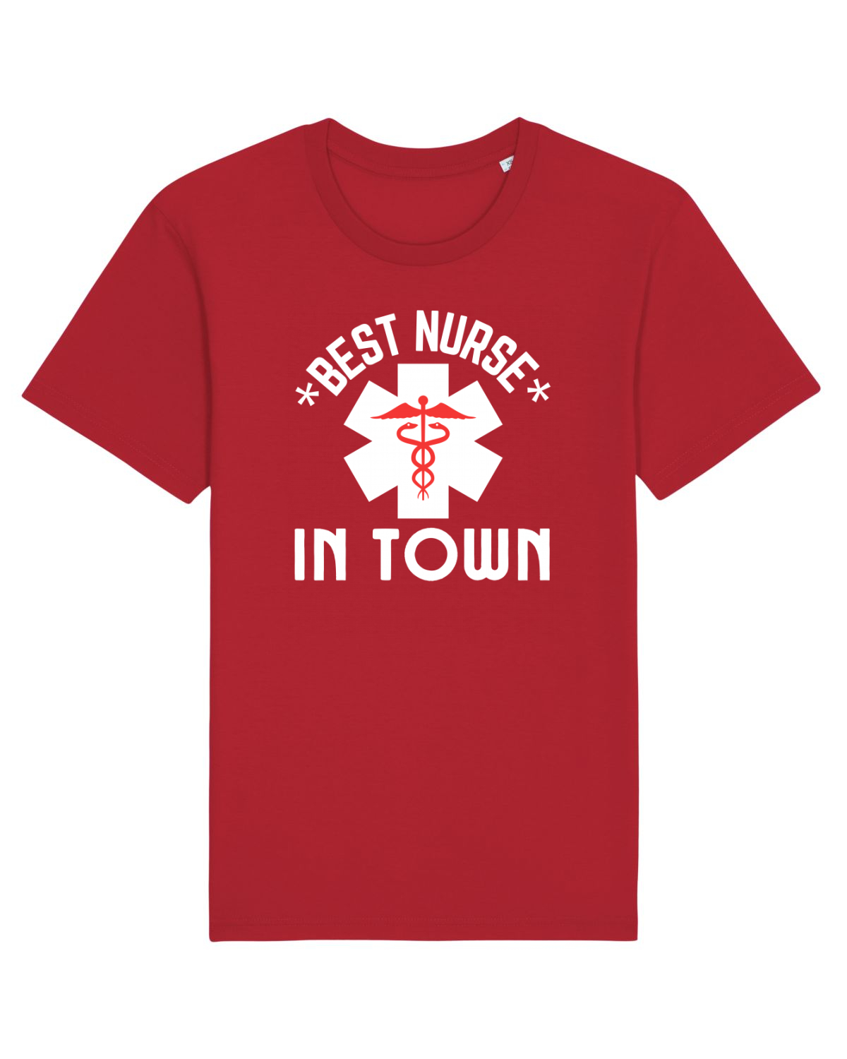 Tricou mânecă scurtă Unisex Rocker Red