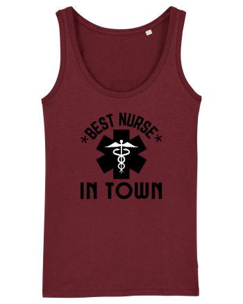 Best Nurse In Town Burgundy