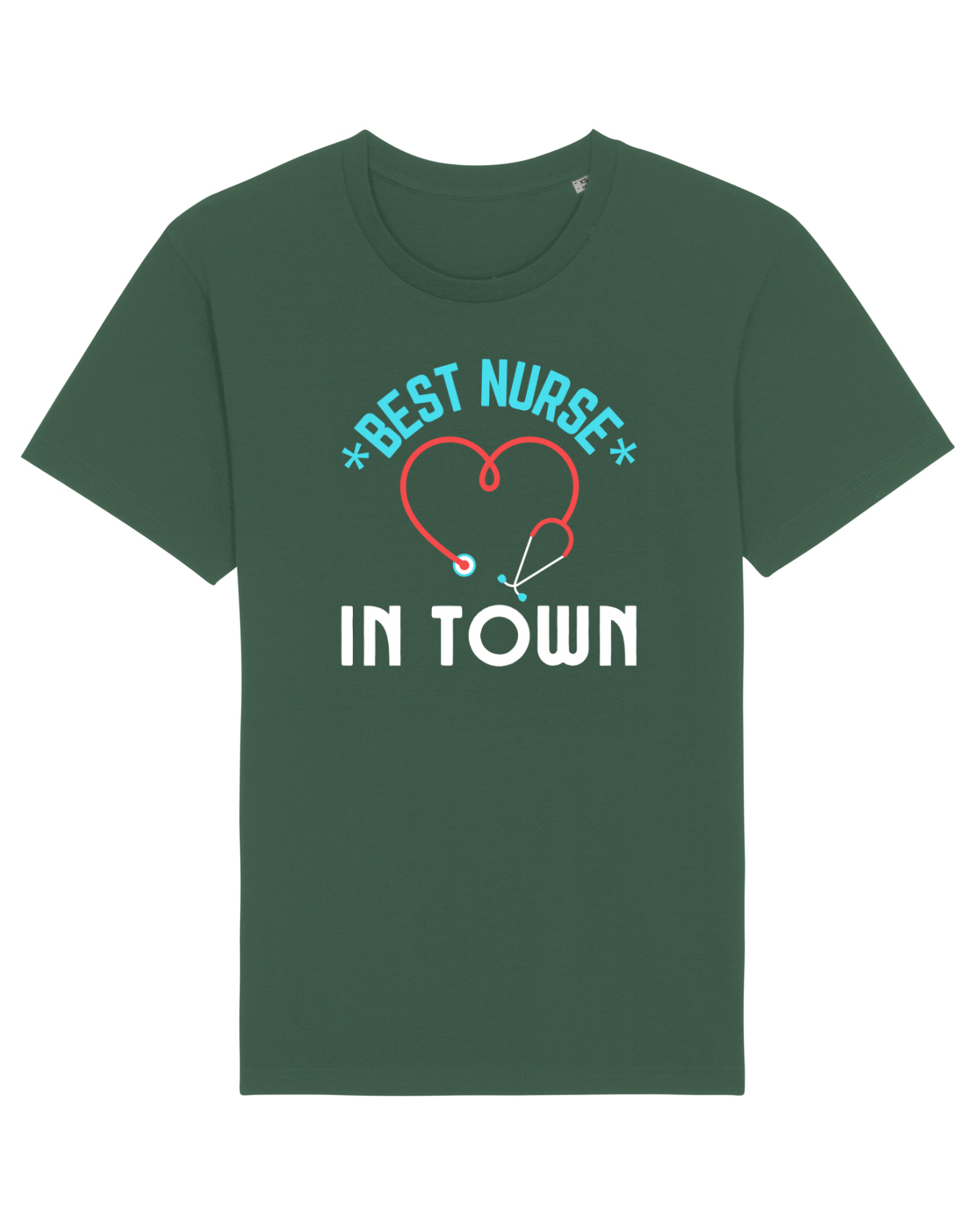 Tricou mânecă scurtă Unisex Rocker Bottle Green