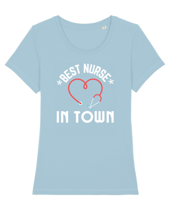 Best Nurse In Town Sky Blue