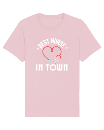 Best Nurse In Town Cotton Pink