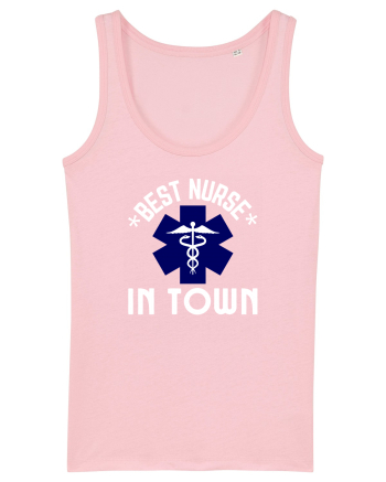 Best Nurse In Town Cotton Pink