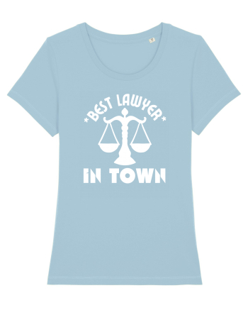 Best Lawyer In Town  Sky Blue