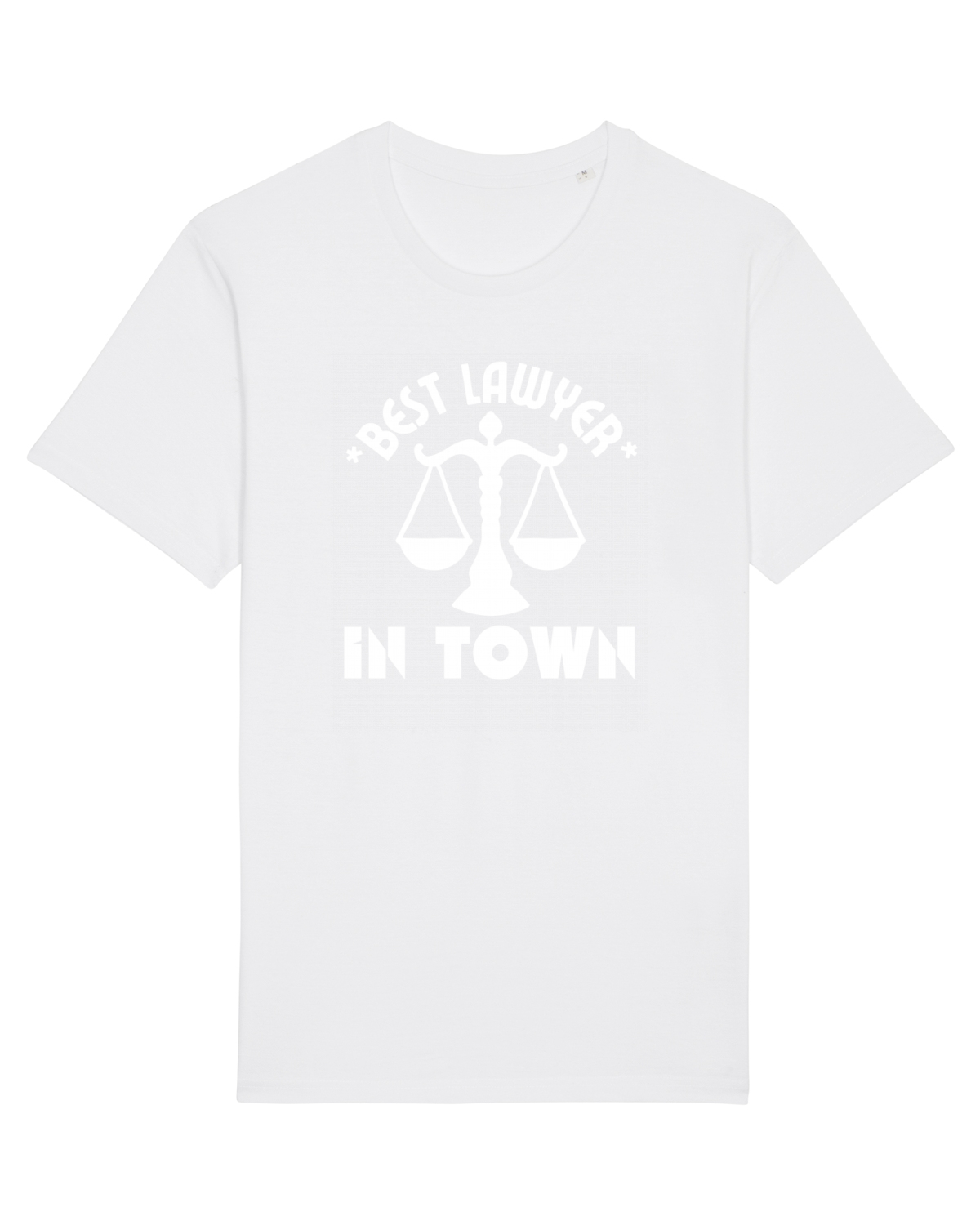 Tricou mânecă scurtă Unisex Rocker White