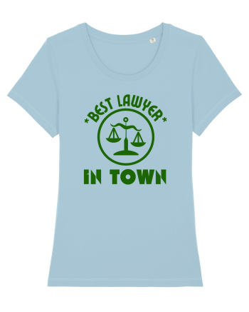 Best Lawyer In Town  Sky Blue