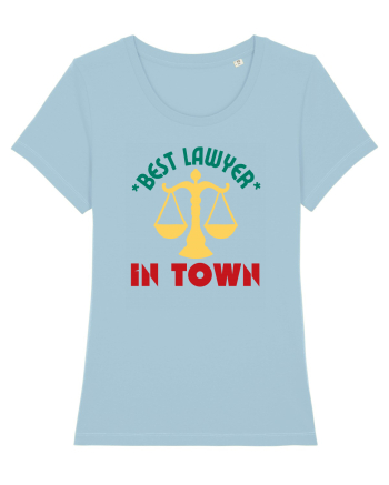 Best Lawyer In Town  Sky Blue