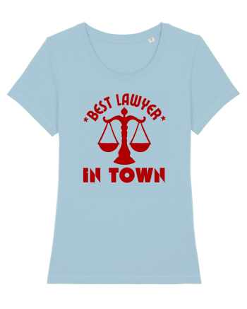Best Lawyer In Town  Sky Blue