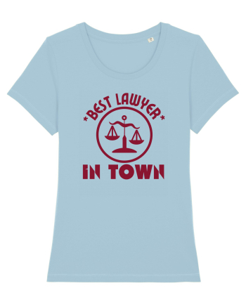 Best Lawyer In Town  Sky Blue