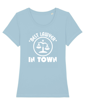 Best Lawyer In Town  Sky Blue