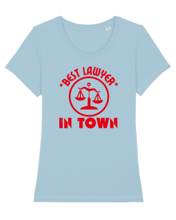 Best Lawyer In Town  Sky Blue