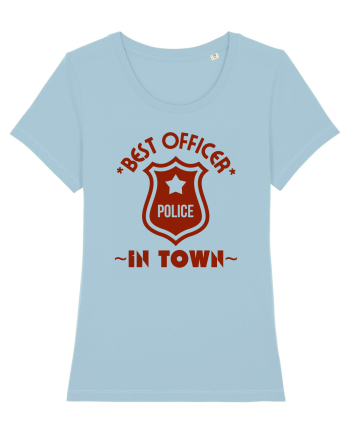 Best Police Office In Town Sky Blue