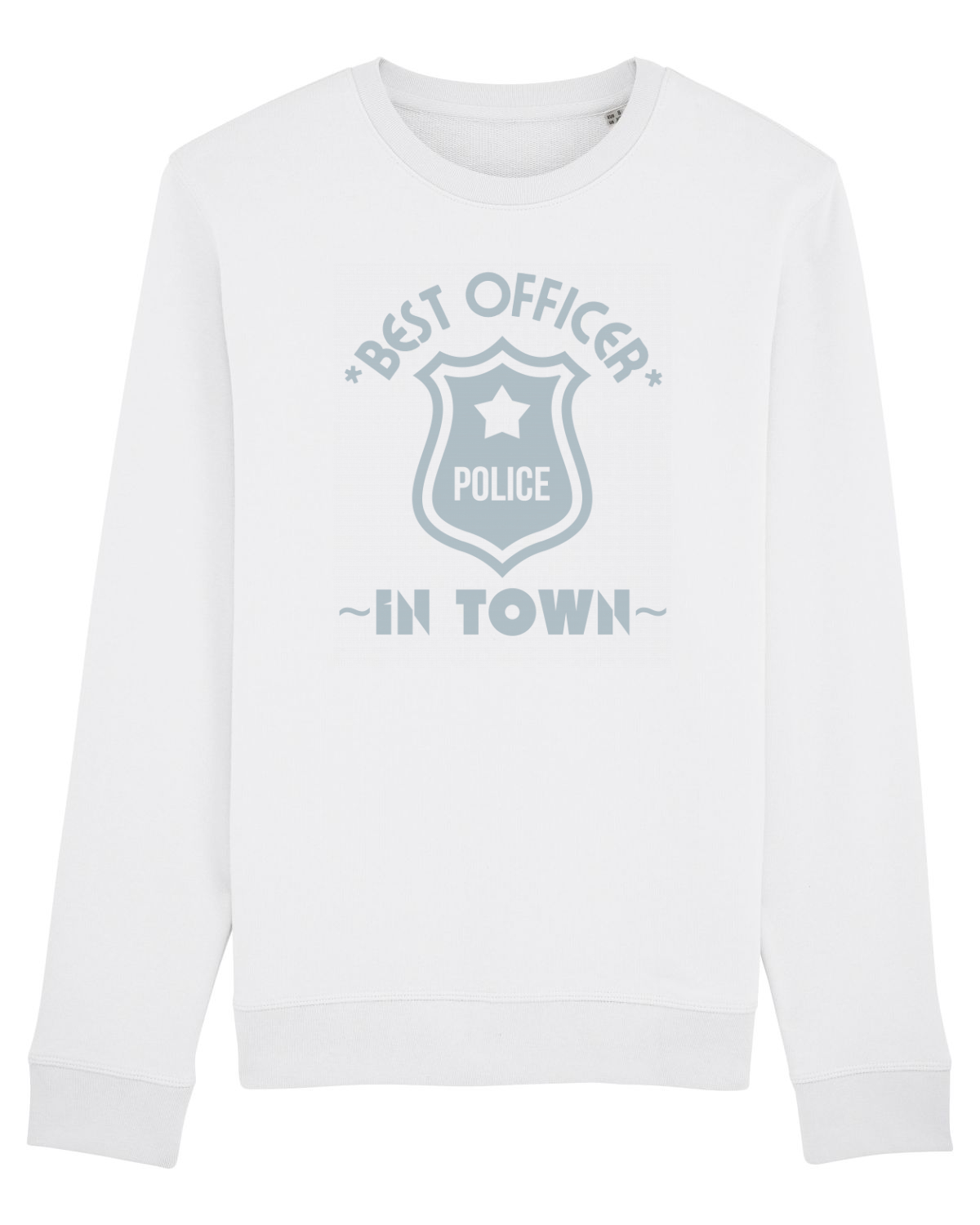 Bluză mânecă lungă Unisex Rise White