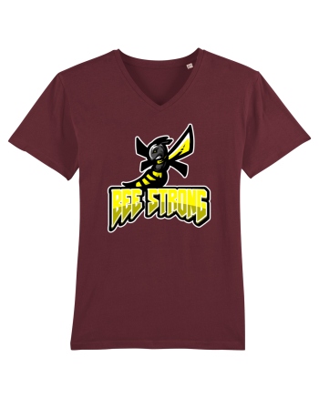 Bee Strong Burgundy