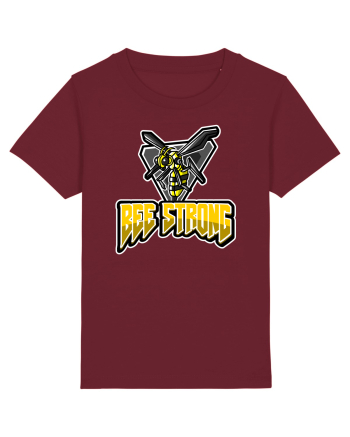 Bee Strong Burgundy