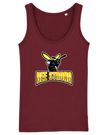 Bee Strong Burgundy