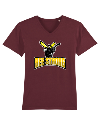 Bee Strong Burgundy