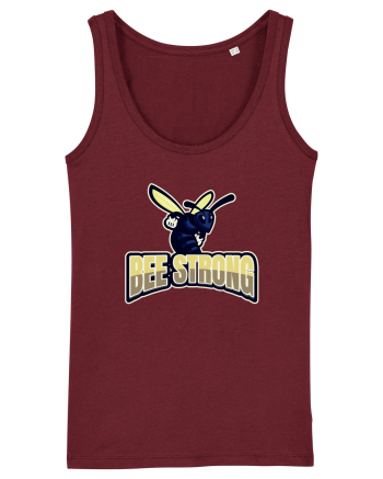 Bee Strong Burgundy