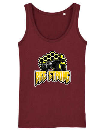 Bee Strong Burgundy