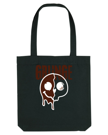 Grunge Music Smiley Black