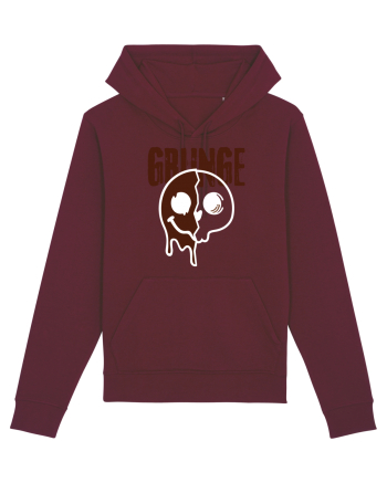Grunge Music Smiley Burgundy