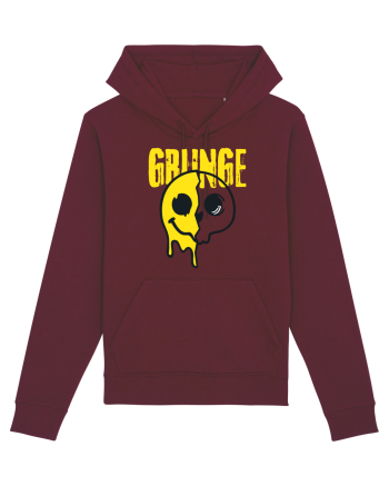 Grunge Music Smiley Burgundy