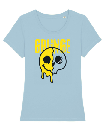Grunge Music Smiley Sky Blue