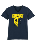 Grunge Music Smiley Tricou mânecă scurtă guler V Bărbat Presenter
