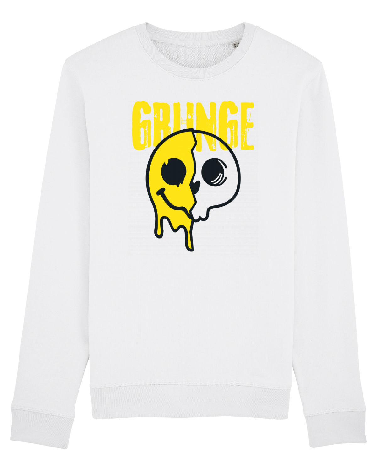 Bluză mânecă lungă Unisex Rise White