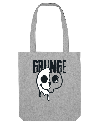 Grunge Music Smiley Heather Grey
