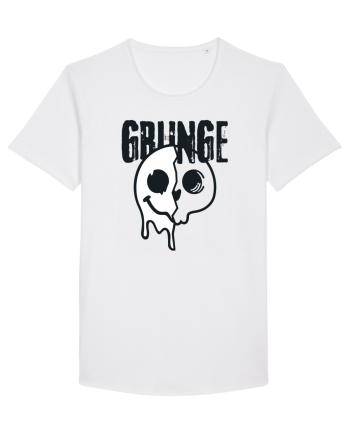 Grunge Music Smiley White