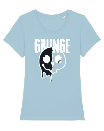Grunge Music Smiley Sky Blue