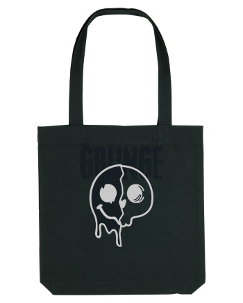 Grunge Music Smiley Black