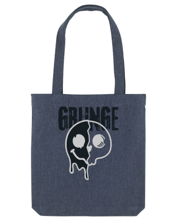 Grunge Music Smiley Midnight Blue