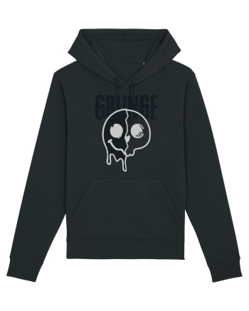Grunge Music Smiley Black