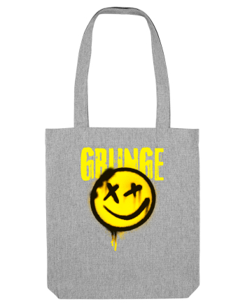 Grunge Music Smiley Heather Grey