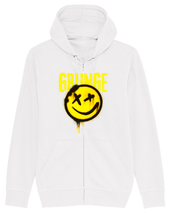 Grunge Music Smiley White