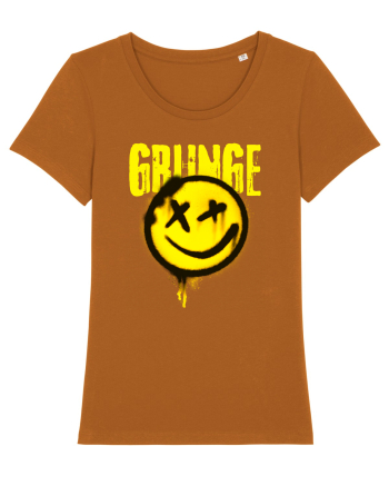 Grunge Music Smiley Roasted Orange
