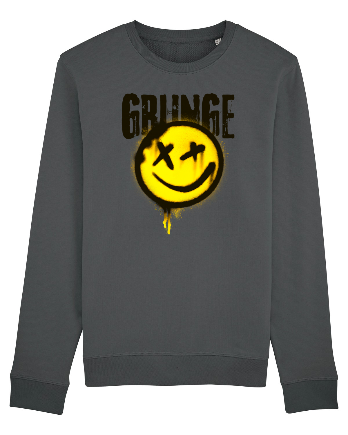 Bluză mânecă lungă Unisex Rise Anthracite