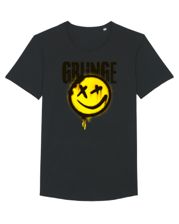 Grunge Music Smiley Black