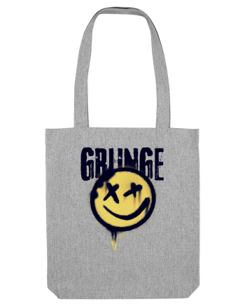 Grunge Music Smiley Heather Grey