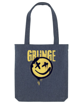 Grunge Music Smiley Midnight Blue
