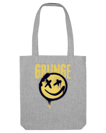 Grunge Music Smiley Heather Grey