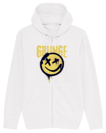 Grunge Music Smiley White