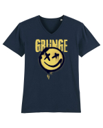 Grunge Music Smiley Tricou mânecă scurtă guler V Bărbat Presenter